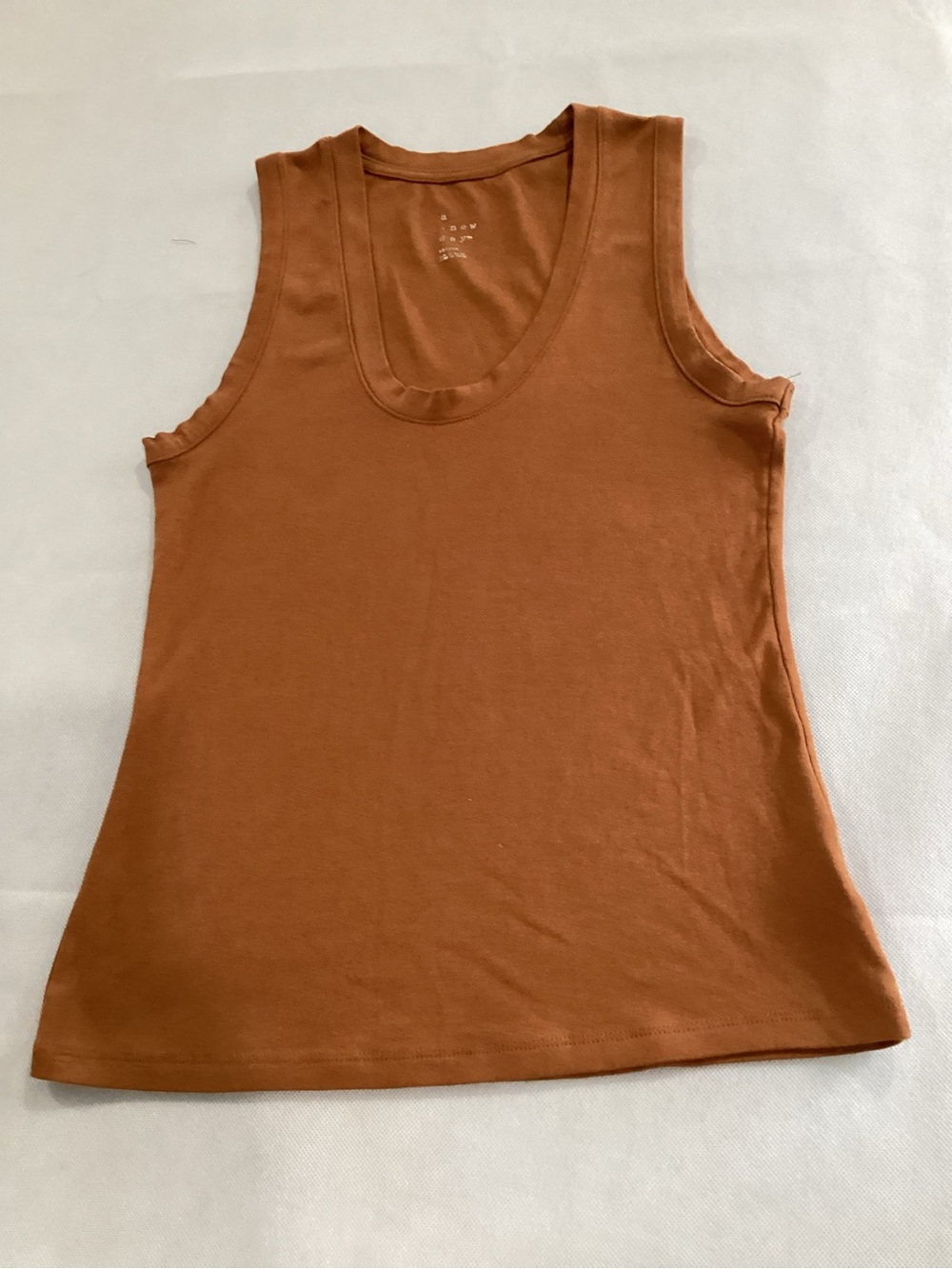 a new day Rust Scoop Neck Tank Top size medium 9/20